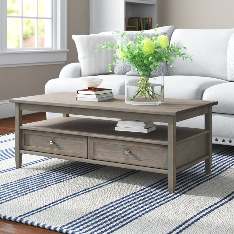 Lark Manor Nortonville 4 Legs Coffee Table with Storage & Reviews Wayfair